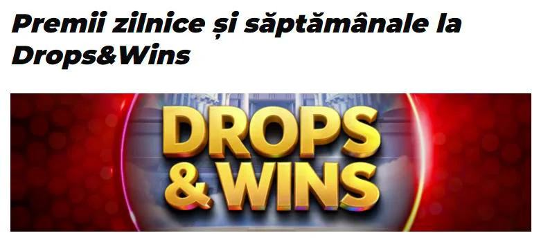 drops and wins 32 rosu cazinou